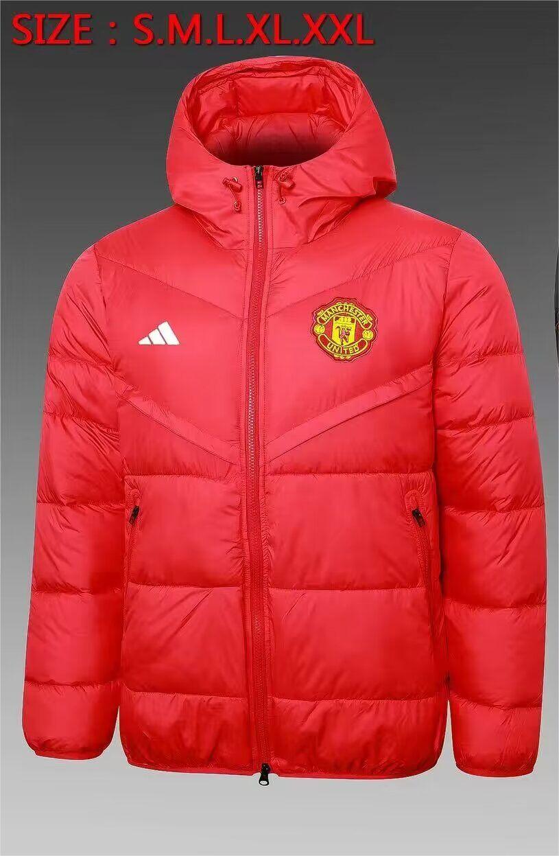 AAA Quality Manchester Utd 23/24 Cotton Coat - Red